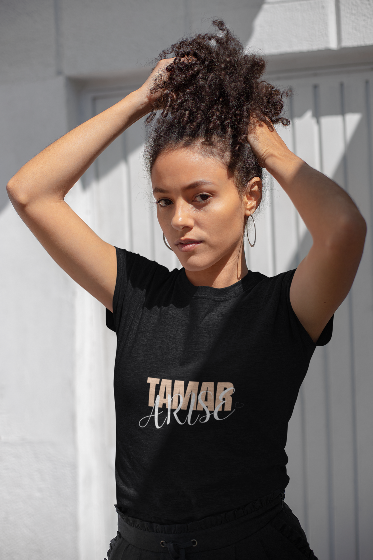 TAMAR ARISE T-SHIRT BLACK